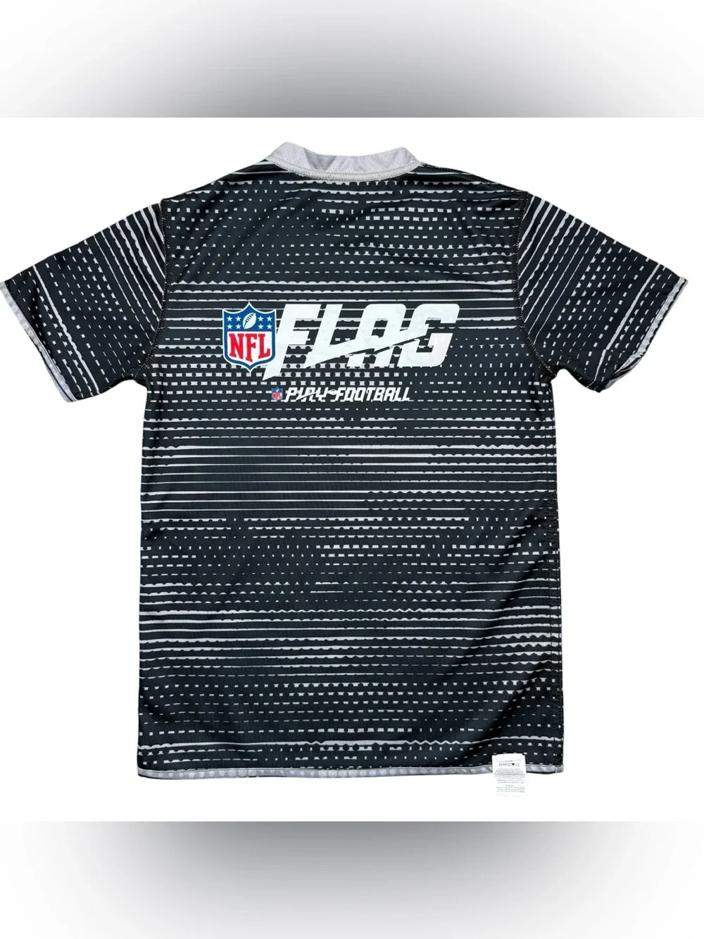 Boys Las Vegas Raiders REVERSIBLE NFL Flag Football Jersey Shirt size YOUTH L